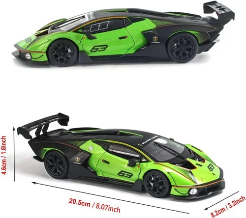 1:32 Lamborghini-Style Supercar Model – Lightning Paint Revision with Opening Doors, Lights & Sound