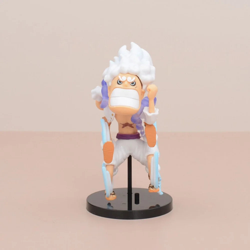 One Piece Gear 5 Luffy Figure Set of 5 – Monkey D. Luffy Nika PVC Collectibles