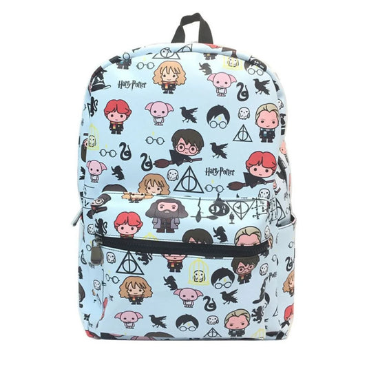 Harry Potter Chibi All-Over Print Backpack – Cute Hogwarts School Bag