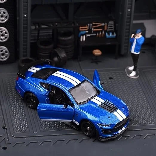 MINI AUTO Ford Mustang Shelby GT500 1:32 Scale Blue Die-Cast Model Car