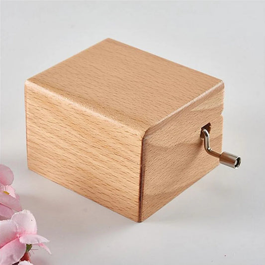 Harry Potter Wooden Music Box | Harry, Ron & Hermione Hand Crank Collectible