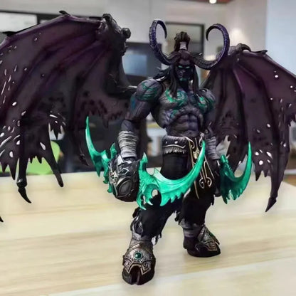 Illidan Stormrage Demon Hunter 24cm Action Figure – World of Warcraft Warglaives of Azzinoth Collectible