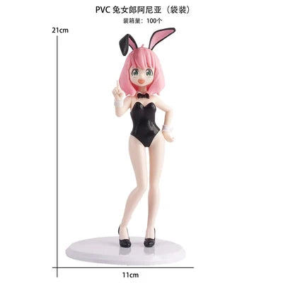 Anya Forger Bunny Girl Figure – 21cm PVC SPY × FAMILY Anime Collectible