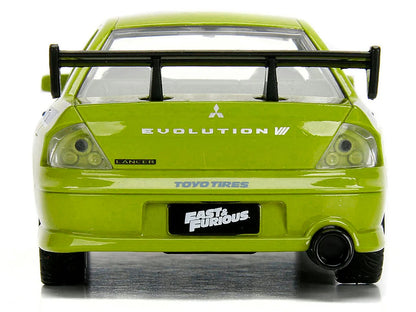 Jada Toys Fast & Furious Brian's 2002 Mitsubishi Lancer Evolution VII 1:24 Die-Cast Model Car
