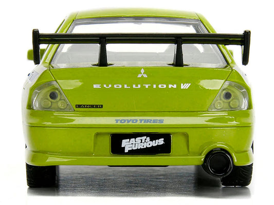 Jada Toys Fast & Furious Brian's 2002 Mitsubishi Lancer Evolution VII 1:24 Die-Cast Model Car