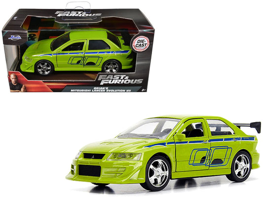Jada Toys Fast & Furious Brian's 2002 Mitsubishi Lancer Evolution VII 1:24 Die-Cast Model Car