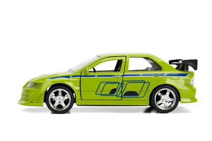 Jada Toys Fast & Furious Brian's 2002 Mitsubishi Lancer Evolution VII 1:24 Die-Cast Model Car