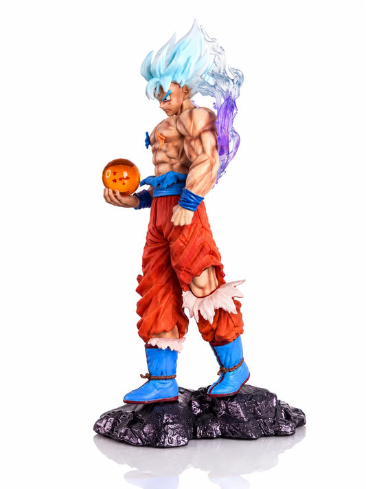 Goku Ultra Instinct 30cm PVC Action Figure – Dragon Ball Super Collectible with Energy Effect