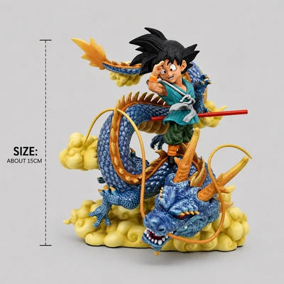 Kid Goku Riding Shenron 15cm Figure – Dragon Ball Anime Collectible Statue