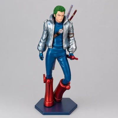 One Piece Roronoa Zoro Futuristic Figure – Green-Haired Swordsman Collectible Statue