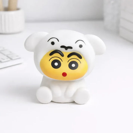 Shin-chan Mini LED Night Lamp – Crayon Shin-chan White Dog Costume Character Light