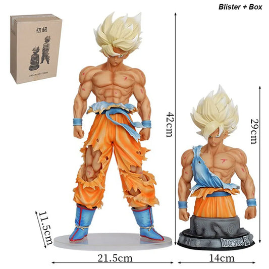 Dragon Ball Z Goku 43cm PVC Statue – Initial Super Saiyan Collectible Figure