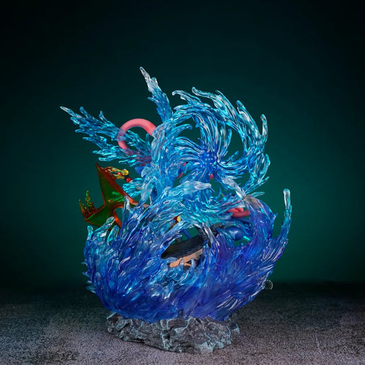 Pokémon Ash & Greninja Evolution 30cm Statue – Froakie Frogadier Collectible Diorama