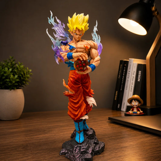 Ultra Instinct Goku 30cm PVC Action Figure – Dragon Ball Super Collectible with Energy Effects