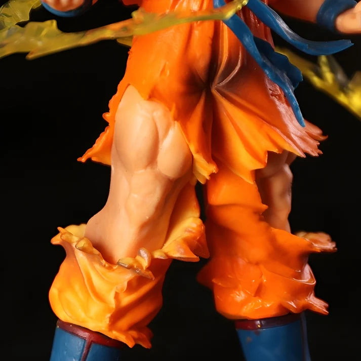 Super Saiyan Goku Battle Damaged Figure – Dragon Ball Z Anime Collectible Statue