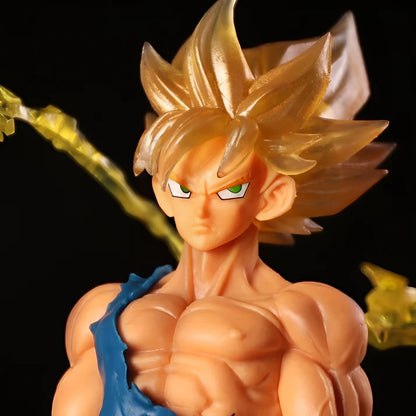 Super Saiyan Goku Battle Damaged Figure – Dragon Ball Z Anime Collectible Statue
