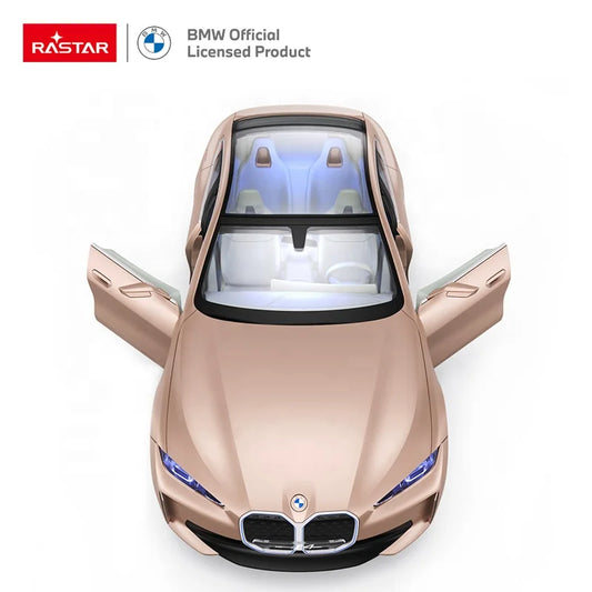 RASTAR BMW i4 Concept 1:14 RC Car – Licensed Remote Control Model in Gold