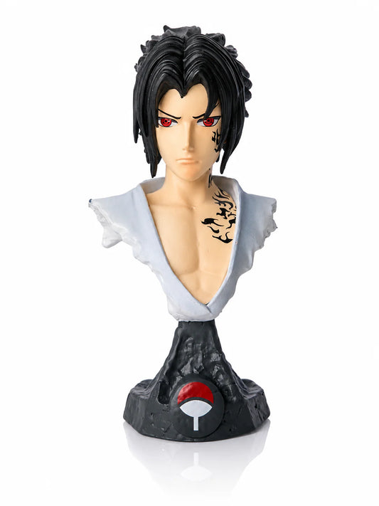 Sasuke Uchiha Bust Figure – Naruto Shippuden Premium PVC Collectible Display Statue