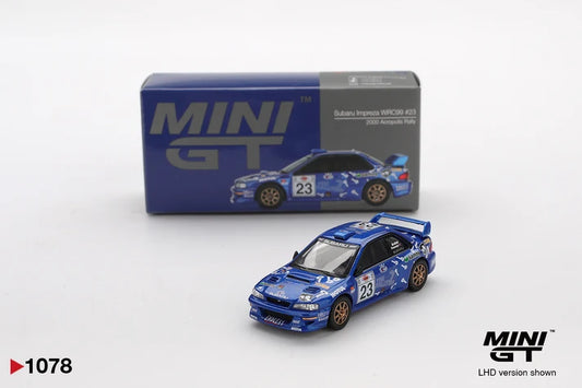 MINI GT Subaru Impreza WRC99 #5 1:64 Die-Cast – 1999 Rally Australia Winner
