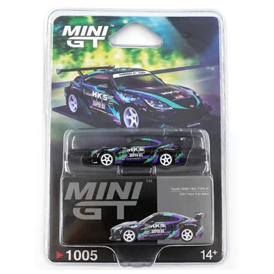 MINI GT Toyota GR86 HKS TYPE R #1005 1:64 Die-Cast Model – 2022 Tokyo Auto Salon