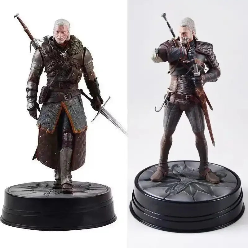 Geralt of Rivia The Witcher 3: Wild Hunt 24cm PVC Figure Statue – Sword Pose Collectible