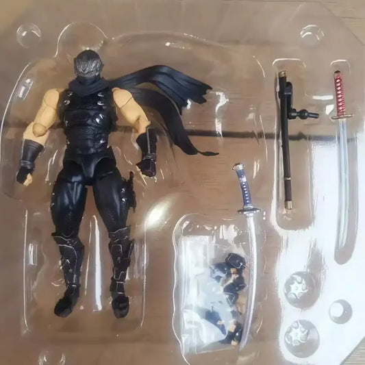 Ryu Hayabusa 16cm Action Figure – Ninja Gaiden PVC Collectible with Interchangeable Weapons