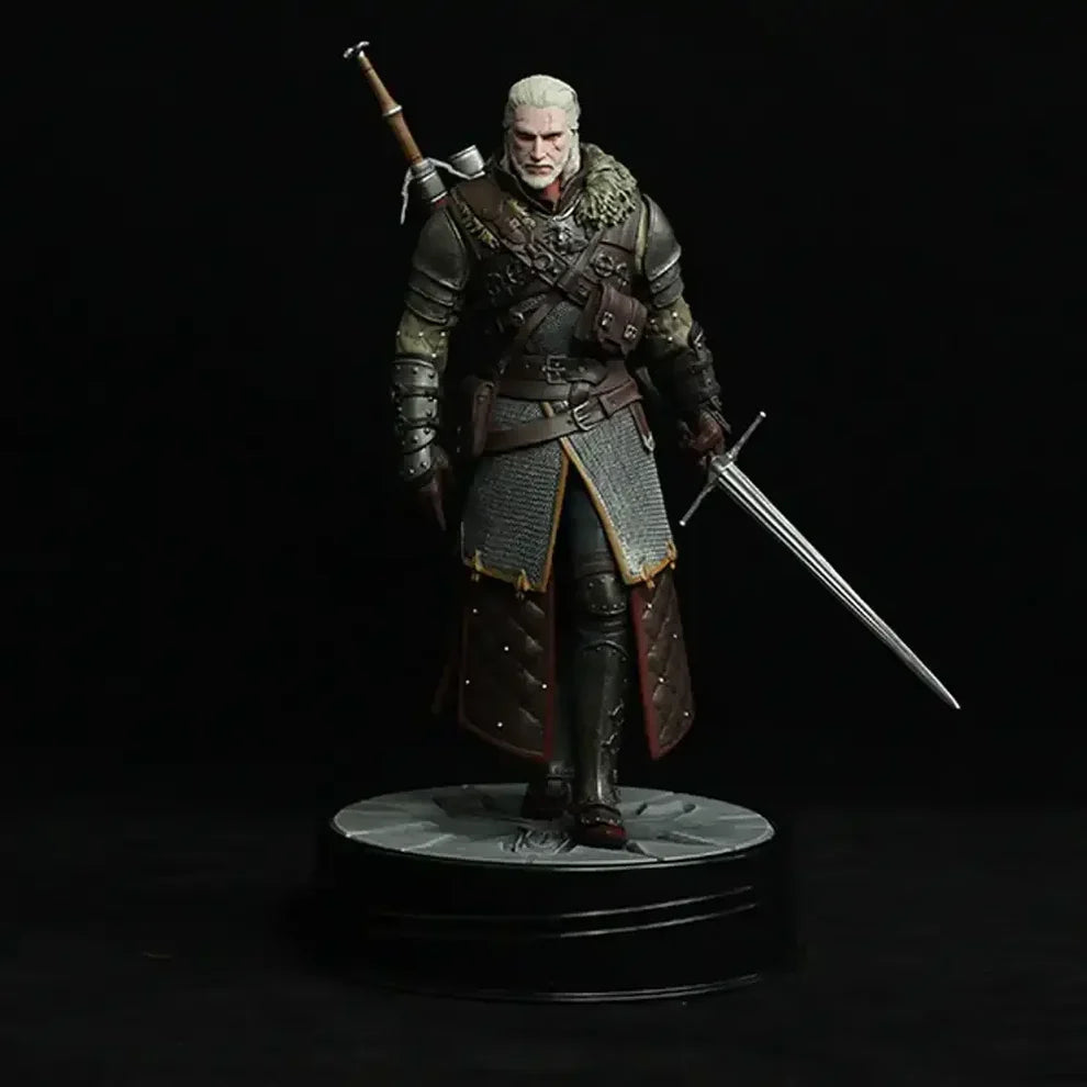 Geralt of Rivia The Witcher 3: Wild Hunt 24cm PVC Figure Statue – Sword Pose Collectible