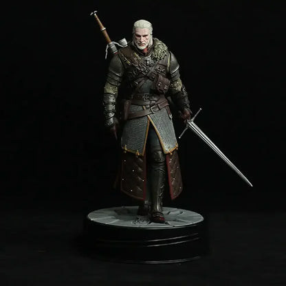Geralt of Rivia The Witcher 3: Wild Hunt 24cm PVC Figure Statue – Sword Pose Collectible
