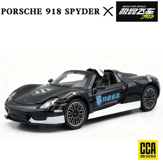 CCA Porsche 918 Spyder 1:24 Die-Cast Model Car – Need for Speed Collectible