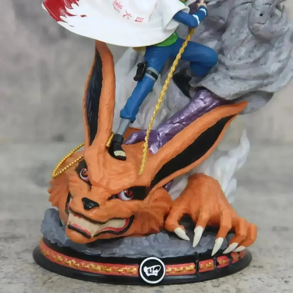 Naruto Uzumaki & Kurama 28cm PVC Figure – Naruto Shippuden Battle Diorama Collectible Statue