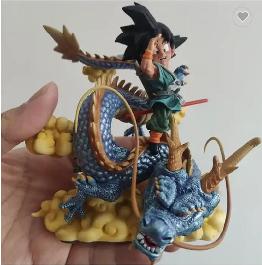 Kid Goku Riding Shenron 15cm Figure – Dragon Ball Anime Collectible Statue
