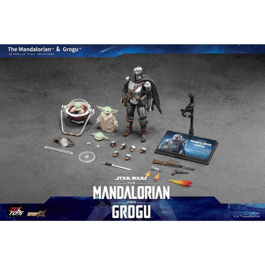 Star Wars The Mandalorian & Grogu 1:10 Scale Action Figure Set – ZD Toys