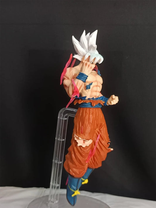 Goku 23cm Silver Hair PVC Action Figure – Dragon Ball Ultra Instinct Style Collectible