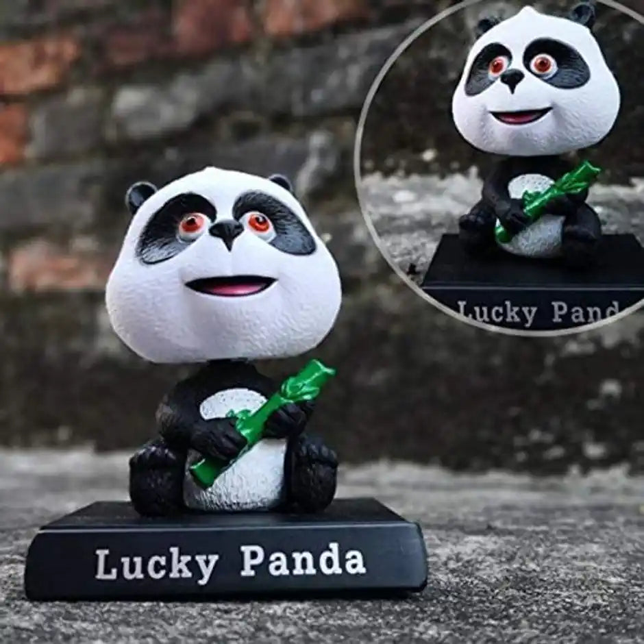 Po Kung Fu Panda Figure with Bamboo – Seated Panda Collectible Display