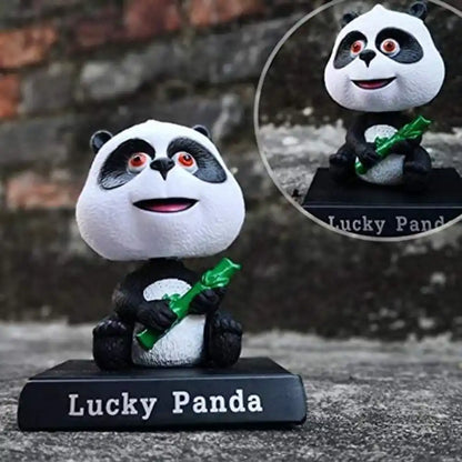 Po Kung Fu Panda Figure with Bamboo – Seated Panda Collectible Display