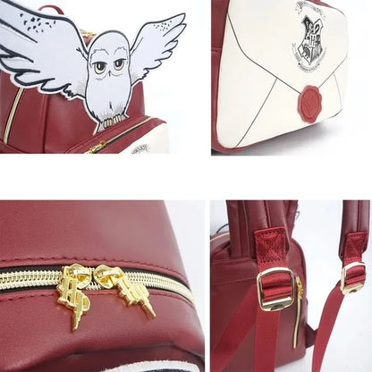 Harry Potter Hedwig Wings Backpack – Hogwarts Letter Owl School Bag