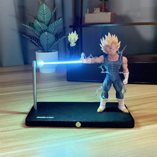Super Saiyan Vegeta 16cm LED Figure – Dragon Ball Z Final Flash Energy Effect Collectible