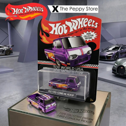 Hot Wheels ’60s Ford Econoline Pickup 1:64 Purple 2020 Collector Edition 6/6 GJJ81