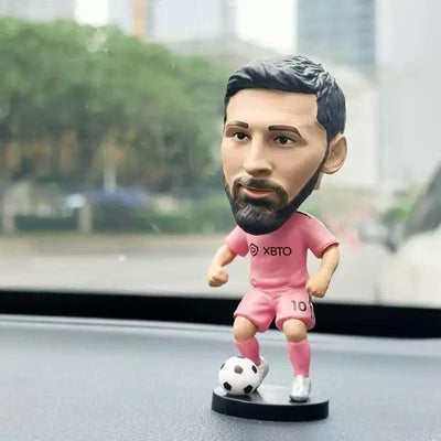 Football Player Chibi Figure – Soccer Collectible with Ball & Display Base