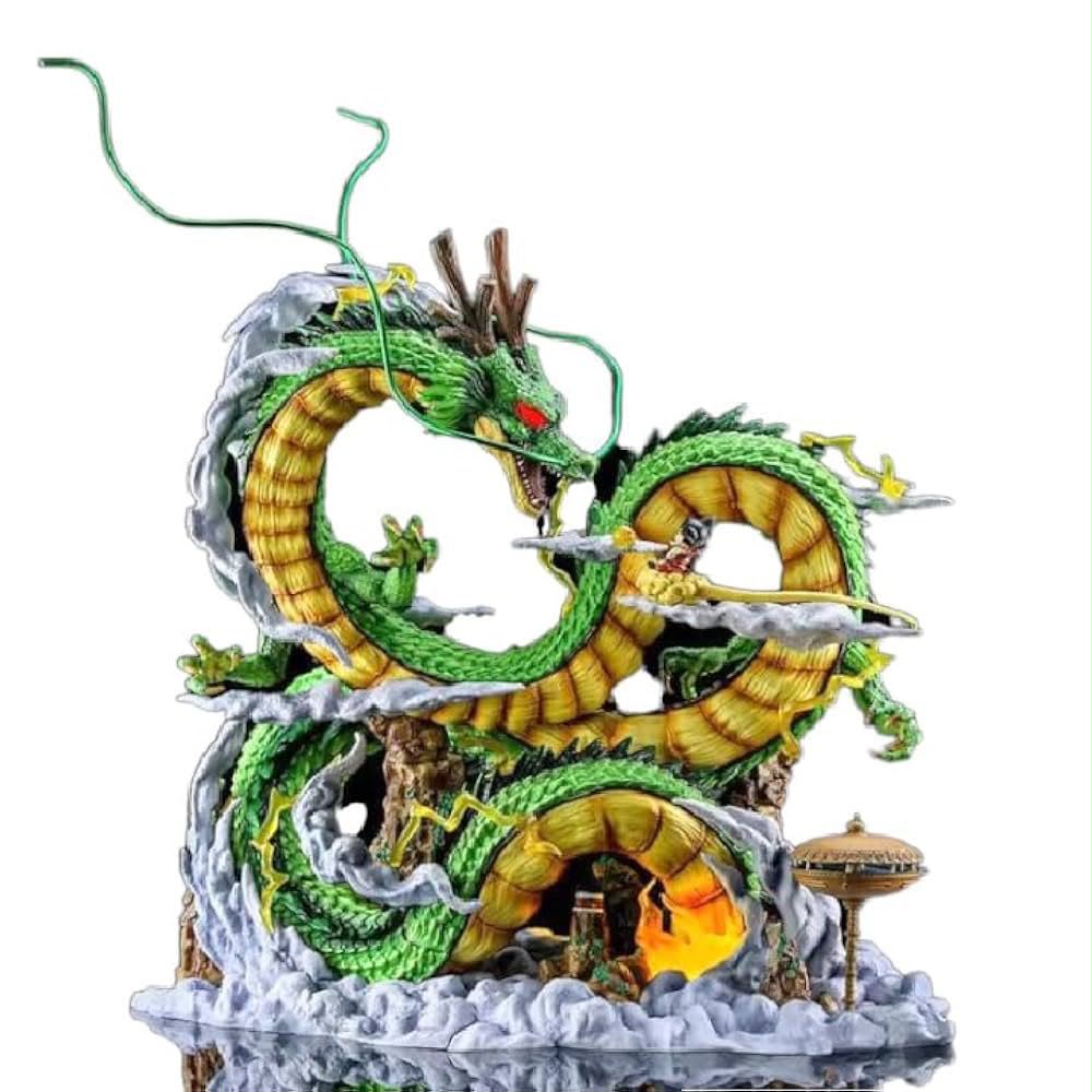 Dragon Ball Shenron Statue – Green Eternal Dragon Anime Diorama Collectible