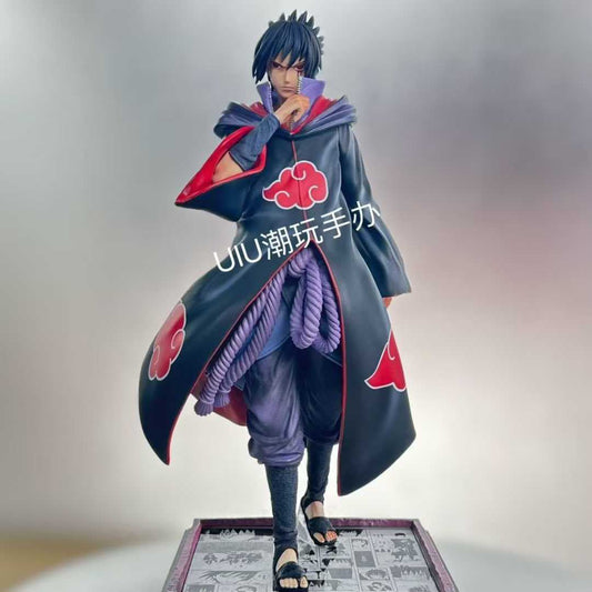 Sasuke Uchiha Akatsuki Statue – Naruto Shippuden Sharingan Figure