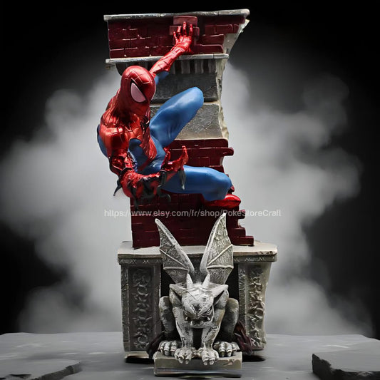 Spider-Man Wall Climbing Statue