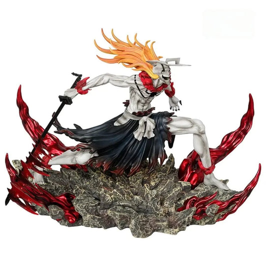 Bleach Ichigo Kurosaki Vasto Lorde Statue – Full Hollow Ichigo Figure with Red Energy Effects