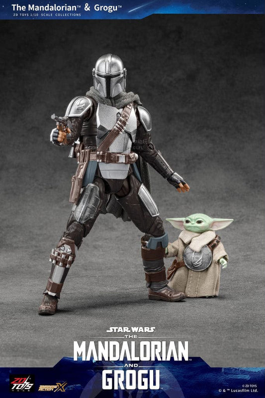 Star Wars The Mandalorian & Grogu 1:10 Scale Action Figure Set – ZD Toys