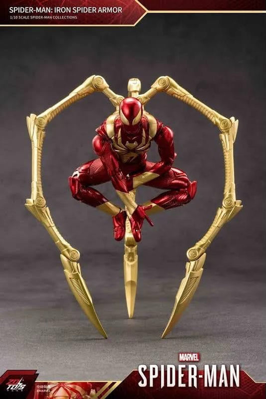ZD Toys Spider-Man Iron Spider Armor 1:10 Scale Action Figure – 7 Inch Marvel Collectible