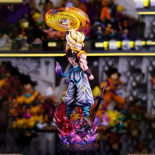 Super Saiyan Gogeta Figure – Dragon Ball Z Collectible Diorama Statue with Energy Effects