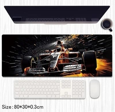 Red Bull F1 Racing Desk Mat 80x30cm | Formula 1 Extended Gaming Mouse Pad