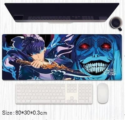 Solo Leveling Sung Jin-Woo Extended Gaming Desk Mat 80×30cm