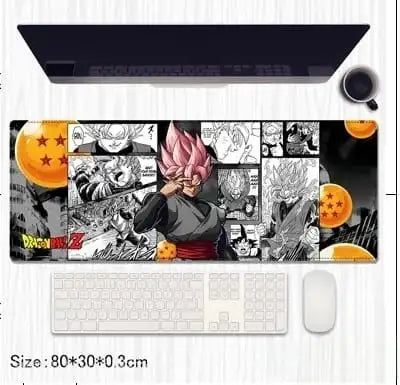 Dragon Ball Super Goku Black Super Saiyan Rosé Extended Desk Mat 80×30cm