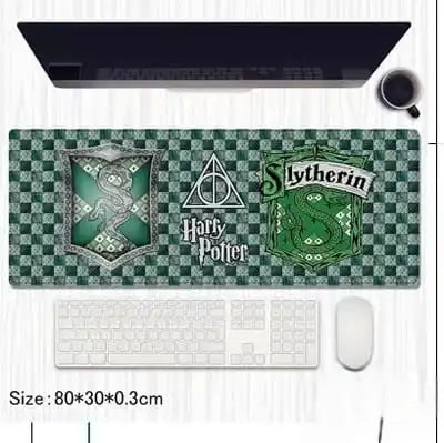 Harry Potter Slytherin Extended Desk Mat 80×30cm – Gaming Mouse Pad